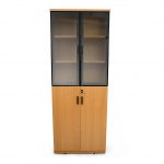 HALF GLASS DOOR CABINET