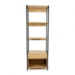 BOOKSHELF WITH DRAWER & IRON FRAME