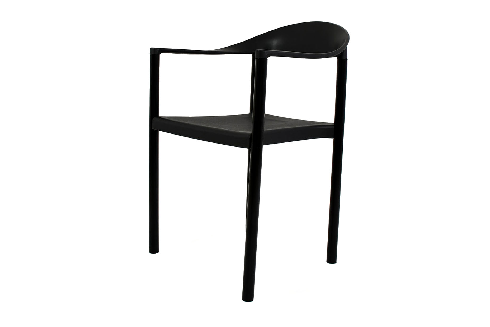 1748 (4) PLASTIC+METAL CHAIR - Image 1