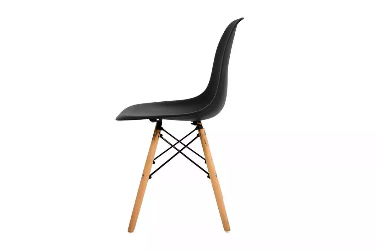 PLASTIC+WOOD CHAIR - Image 3