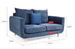 FABRIC TWO SEAT SOFA - Image 5