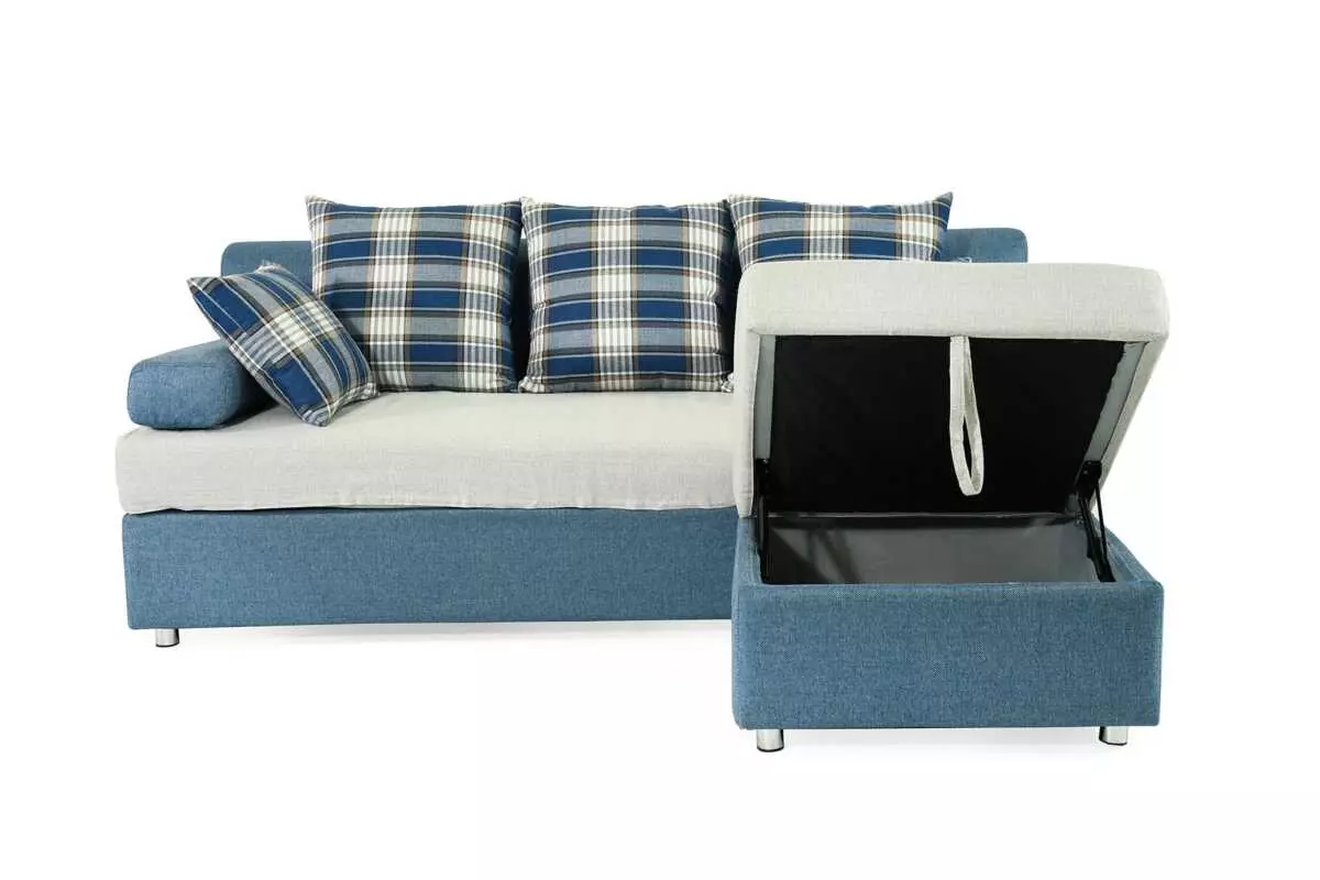 FABRIC L-SHAPE SOFA WITH STORAGE & REVERSIBLE R/L SIDE - Image 3