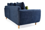 THREE SEAT FABRIC SOFA BLUE WITH 3+3 PILLOWS - Image 4