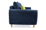 THREE SEAT FABRIC SOFA BLUE WITH 3+3 PILLOWS - Image 3