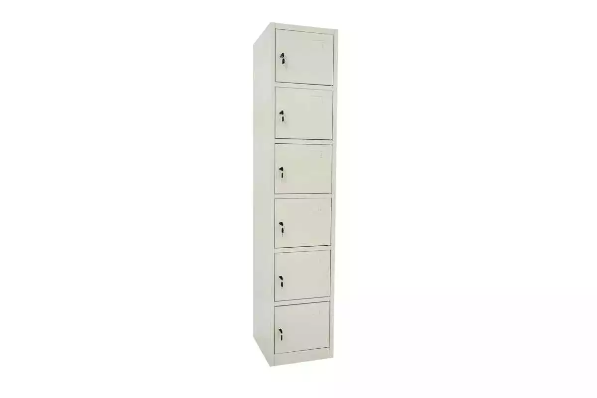 STORAGE STEEL CABINET WITH 6 COMPARTMENTS - Image 3