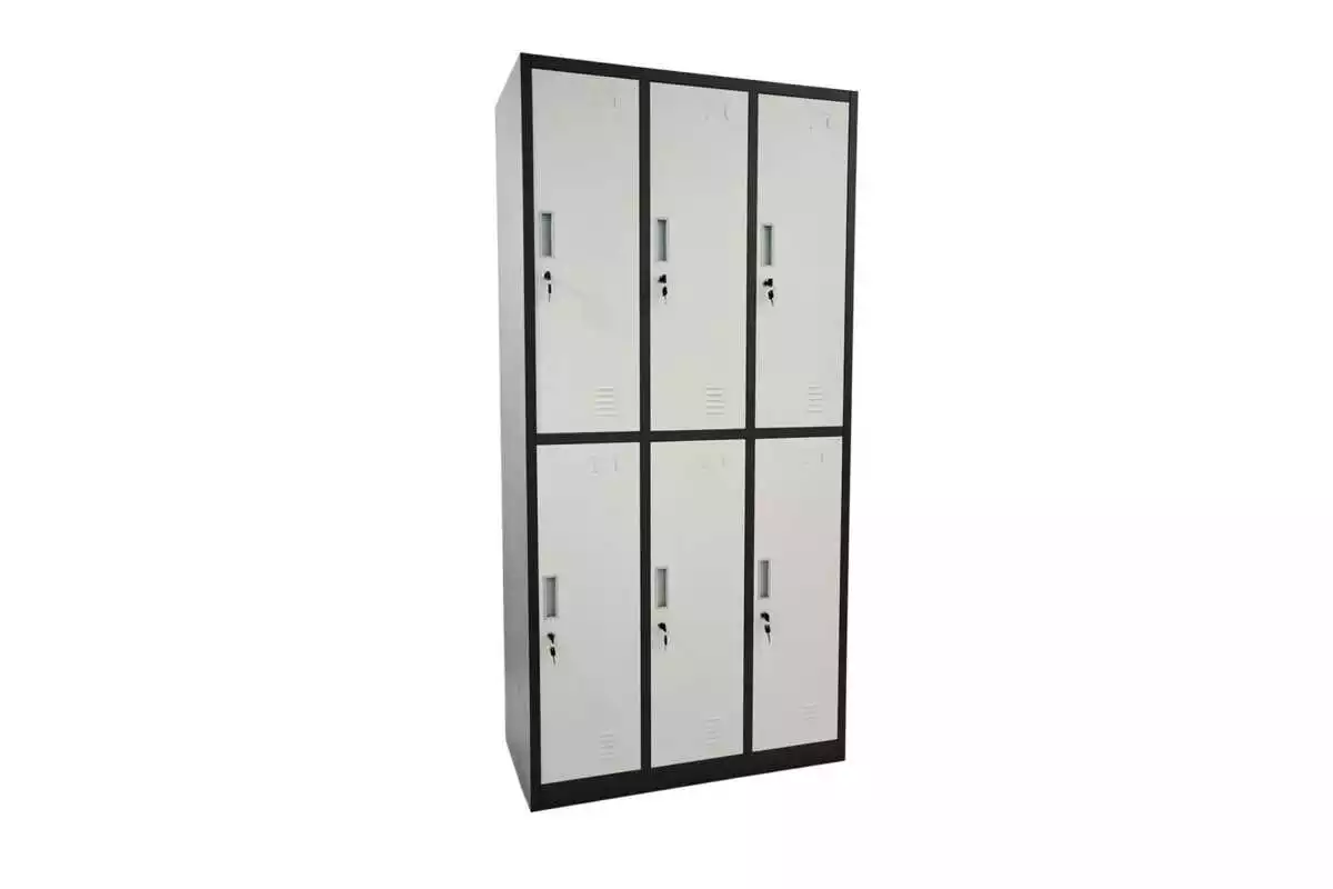 STORAGE STEEL CABINET WITH 6 COMPARTMENTS - Image 3