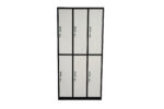 STORAGE STEEL CABINET WITH 6 COMPARTMENTS