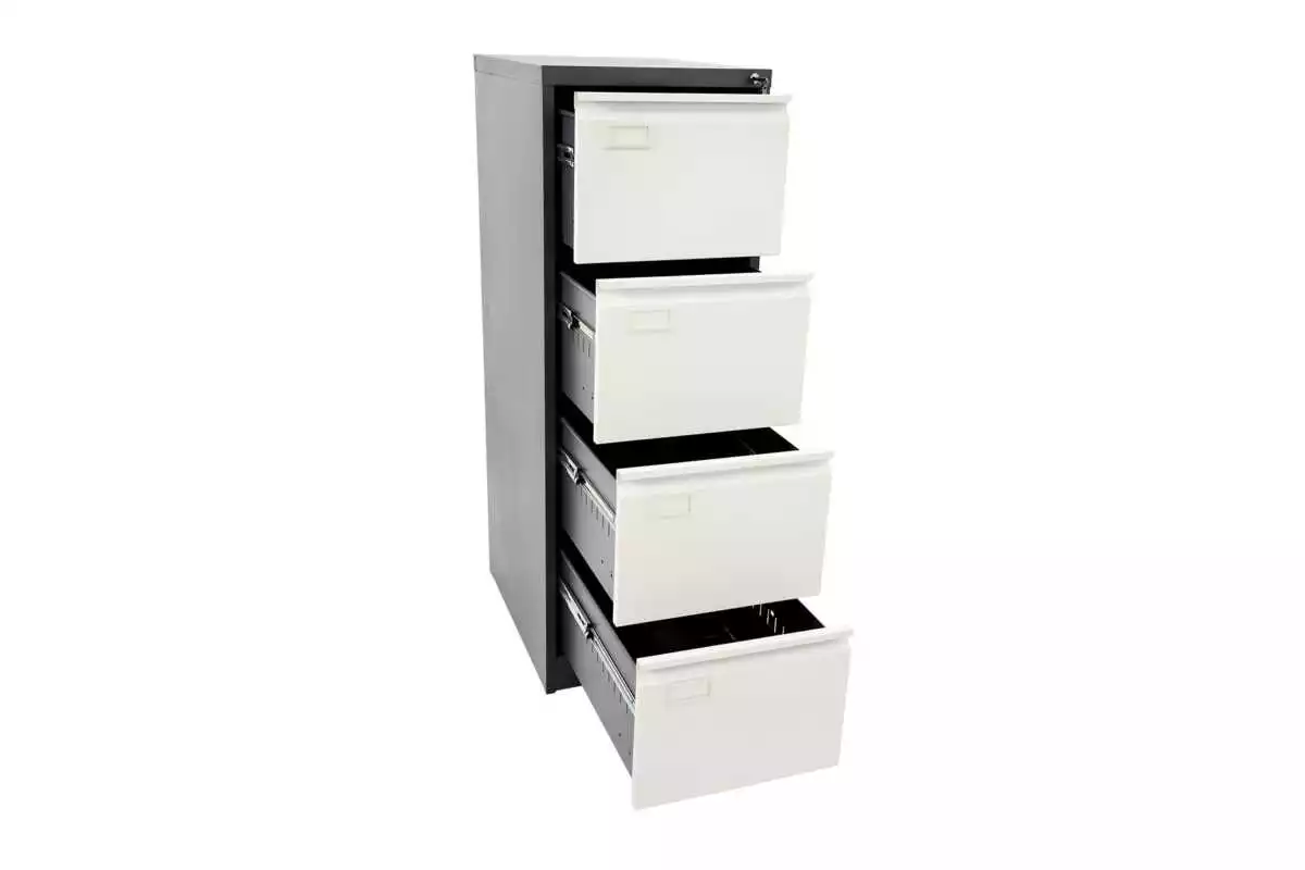 FILING STEEL CABINET WITH 4 DRAWERS - Image 2