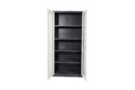 STEEL BOOKSHELF WITH GLASS DOORS - Image 2