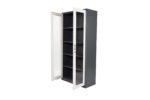 STEEL BOOKSHELF WITH GLASS DOORS - Image 3