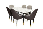DINING SET WITH 6 CHAIRS