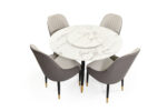 DINING SET WITH 4 CHAIRS - Image 3