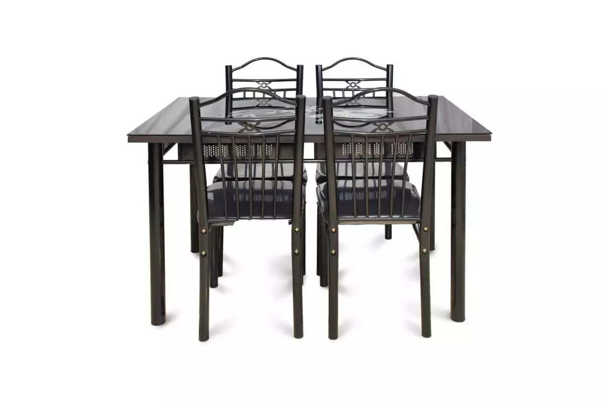 DINING TABLE WITH 4 CHAIRS - Image 2