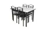 DINING SET WITH 4 CHAIRS