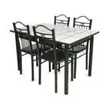 DINING SET WITH 4 CHAIRS
