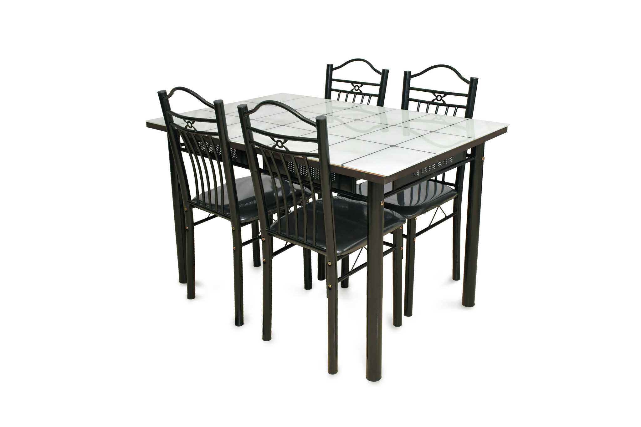 4501 (20) DINING SET WITH 4 CHAIRS - Image 1