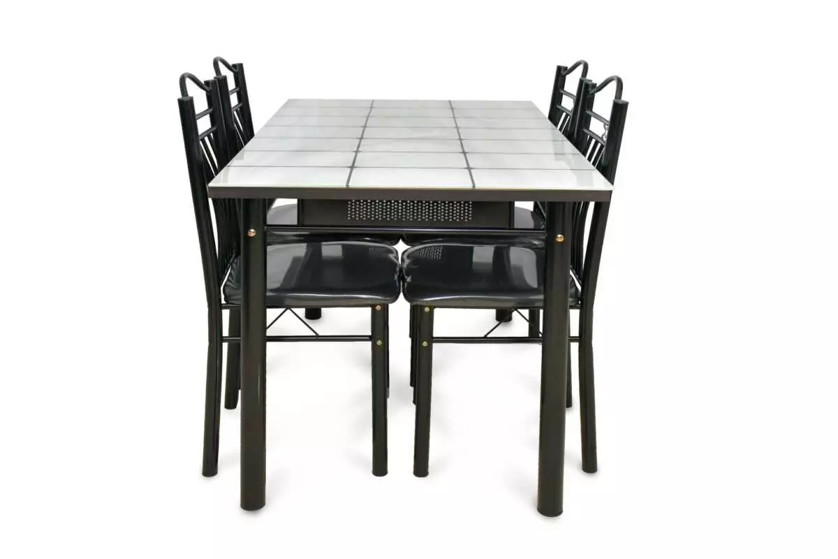 DINING SET WITH 4 CHAIRS - Image 2