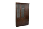 BOOKSHELF WITH GLASS DOORS