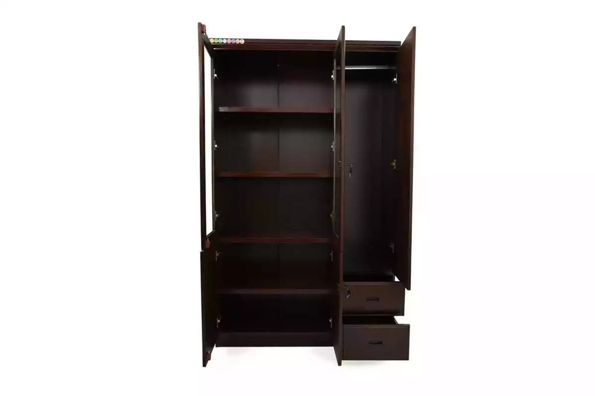 BOOKSHELF WITH GLASS DOORS - Image 2