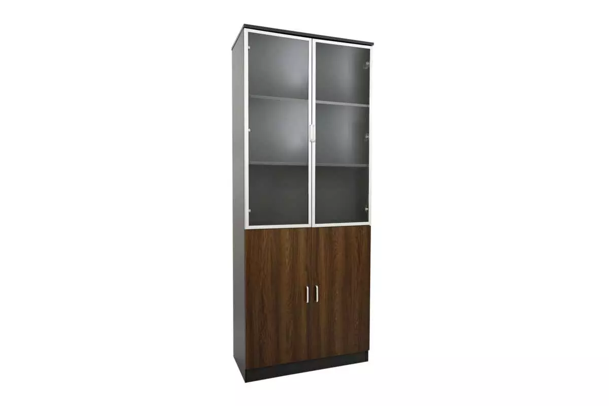 BOOKSHELF WITH GLASS DOORS - Image 3