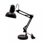 TABLE LIGHT E27 WITH ROUND BASE BK