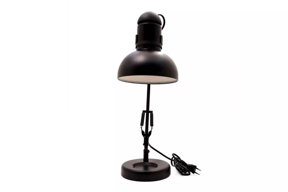 TABLE LIGHT E27 WITH ROUND BASE BK - Image 3