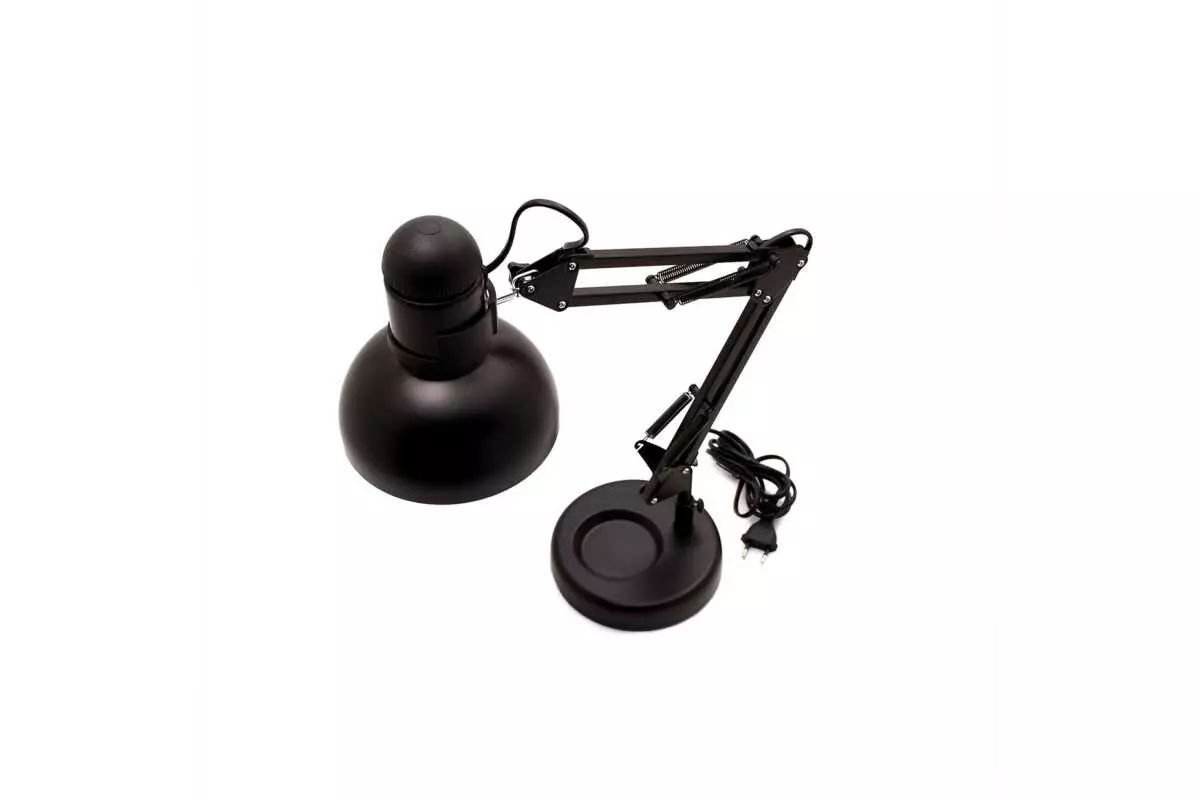 TABLE LIGHT E27 WITH ROUND BASE BK - Image 4