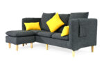 FABRIC L-SHAPE SOFA WITH REVERSIBLE R/L SIDE - Image 2