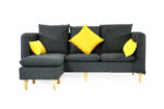 FABRIC L-SHAPE SOFA WITH REVERSIBLE R/L SIDE