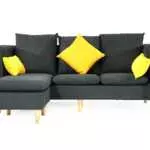 FABRIC L-SHAPE SOFA WITH REVERSIBLE R/L SIDE