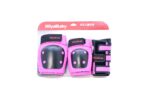 KIDS PROTECTIVE PAD 3 PCS SET (WRIST+ELBOW+KNEE) PINK ROYALBABY