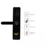 SMART HANDLE DOOR LOCK 50X50 PASSWORD + CARD (MIFARE) + FINGERPRINT