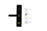 SMART HANDLE DOOR LOCK 50X50 PASSWORD + CARD (MIFARE) + FINGERPRINT