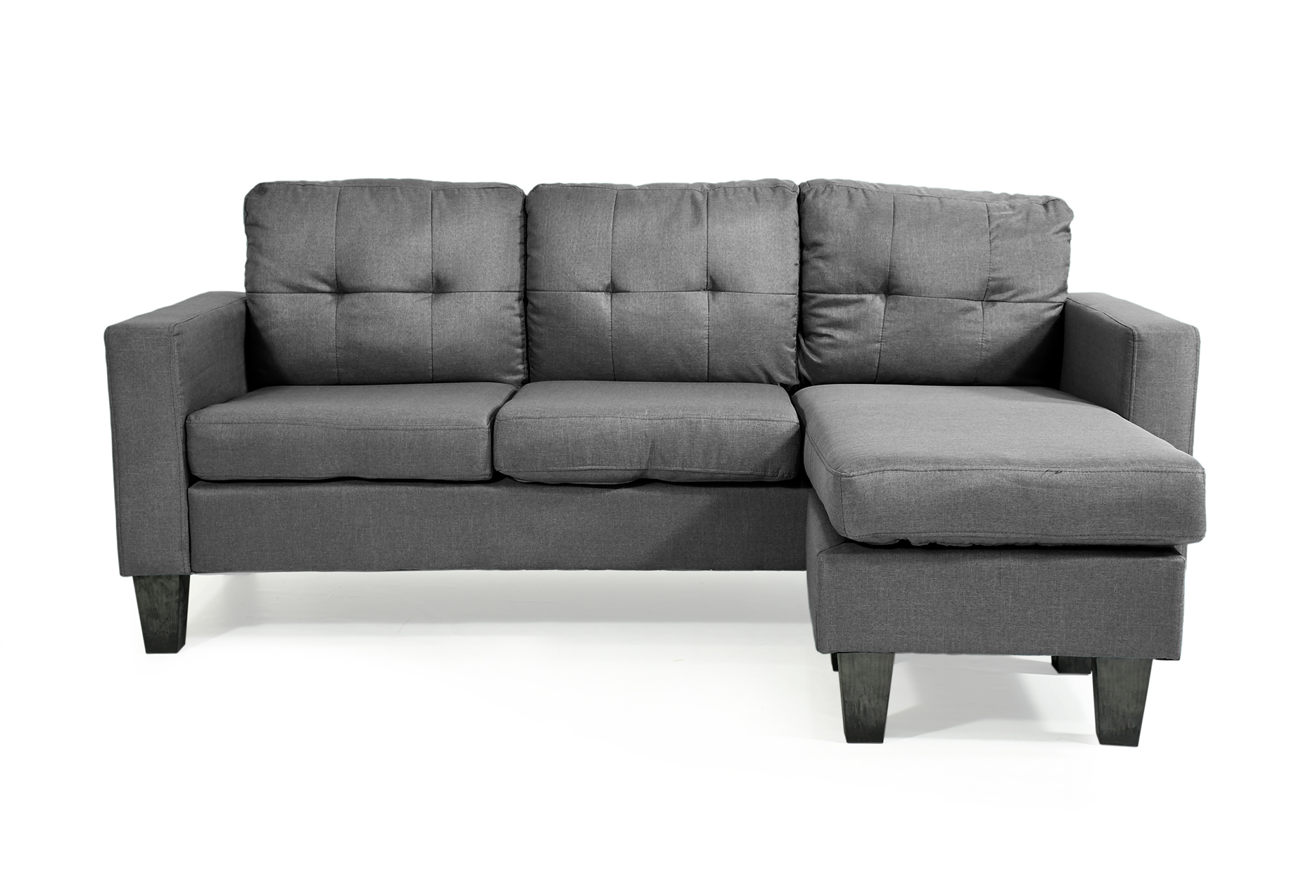 4491-(1) FABRIC L-SHAPE SOFA WITH REVERSIBLE R/L SIDE - Image 1