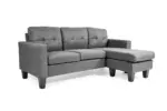 FABRIC L-SHAPE SOFA WITH REVERSIBLE R/L SIDE - Image 9