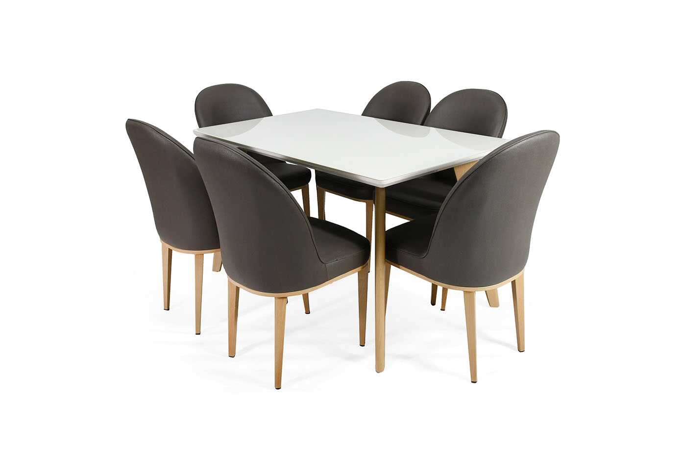 4797 (12) DINING SET WITH 6 CHAIRS - Image 1