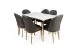 DINING SET WITH 6 CHAIRS
