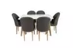 DINING SET WITH 6 CHAIRS - Image 9