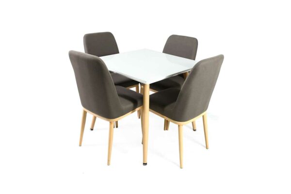 DINING SET WITH 4 CHAIRS