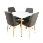 DINING SET WITH 4 CHAIRS
