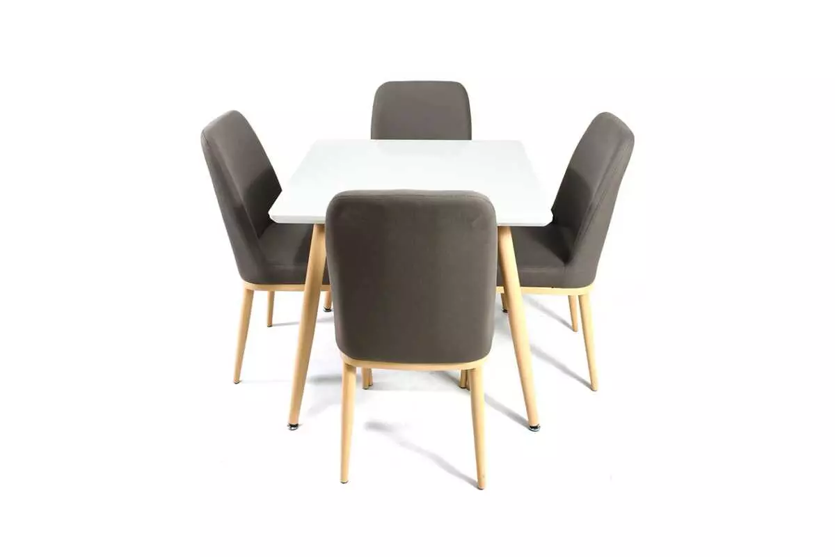 DINING SET WITH 4 CHAIRS - Image 7