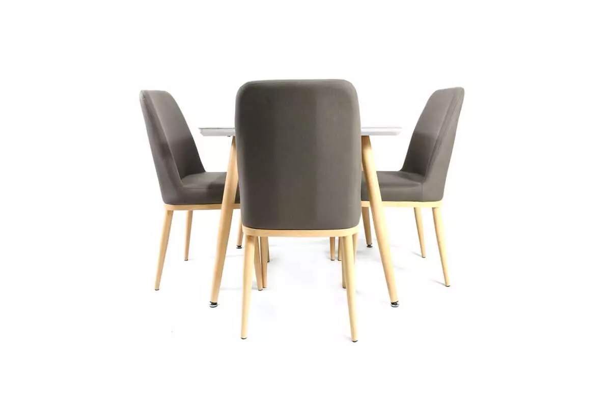 DINING SET WITH 4 CHAIRS - Image 4