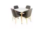 DINING SET WITH 4 CHAIRS