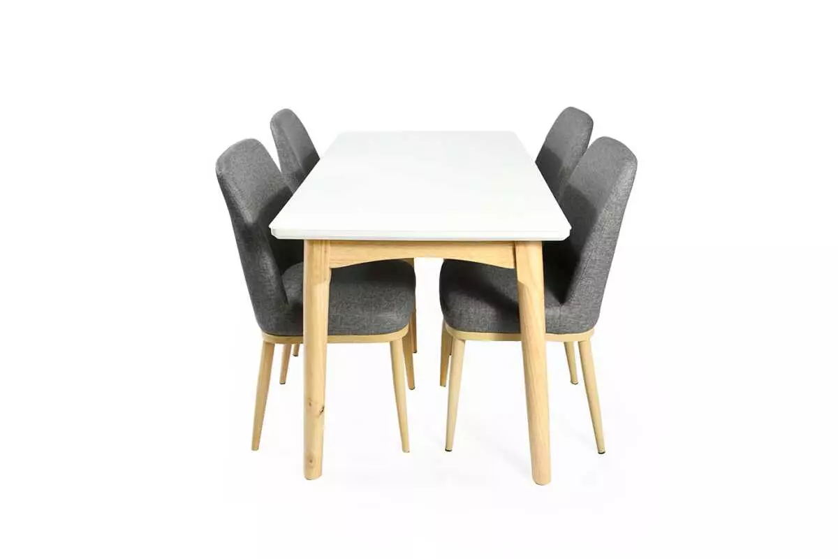 DINING SET WITH 4 CHAIRS - Image 2