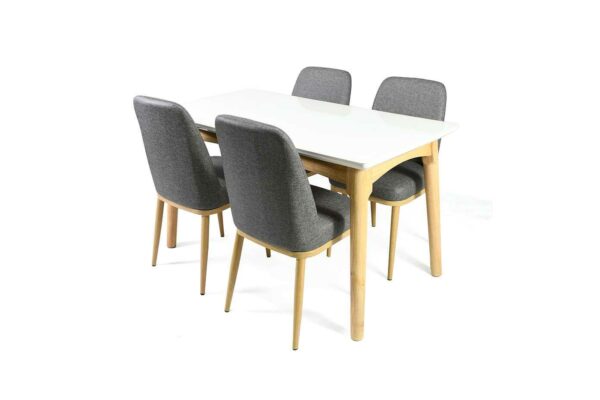 DINING SET WITH 4 CHAIRS