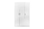 WARDROBE 3 DOOR WHITE WITH/WITHOUT MIRROR - Image 3