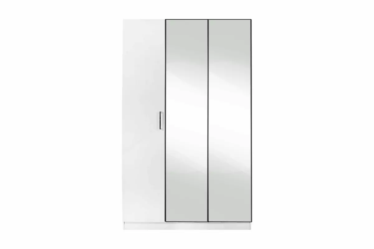 WARDROBE 3 DOOR WHITE WITH/WITHOUT MIRROR - Image 7