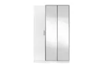 WARDROBE 3 DOOR WHITE WITH/WITHOUT MIRROR - Image 7