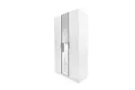 WARDROBE 3 DOOR WHITE WITH/WITHOUT MIRROR - Image 6