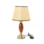 METAL BASE BEDSIDE TABLE LAMP WITH E27 LED BULB & DIMMABLE SWITCH